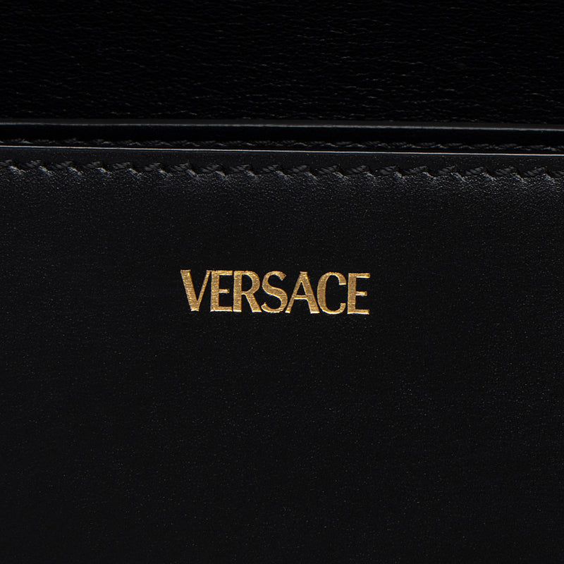 Versace Leather Greca Goddess Large Shoulder Bag (SHF-pk1AkB)