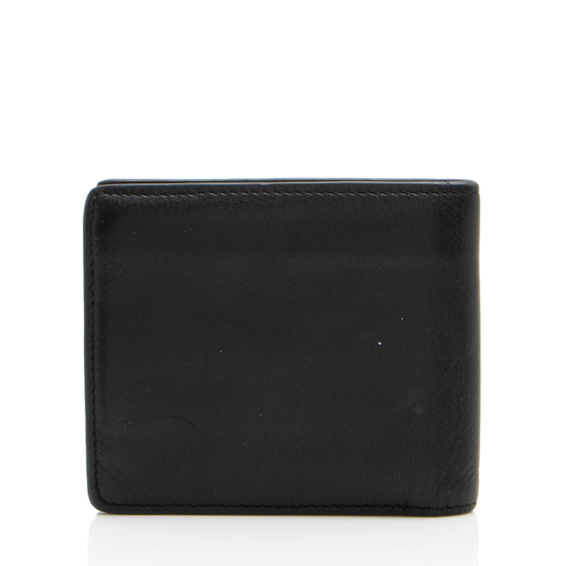 Versace Leather La Medusa Bifold Wallet (SHF-MhrFaO)