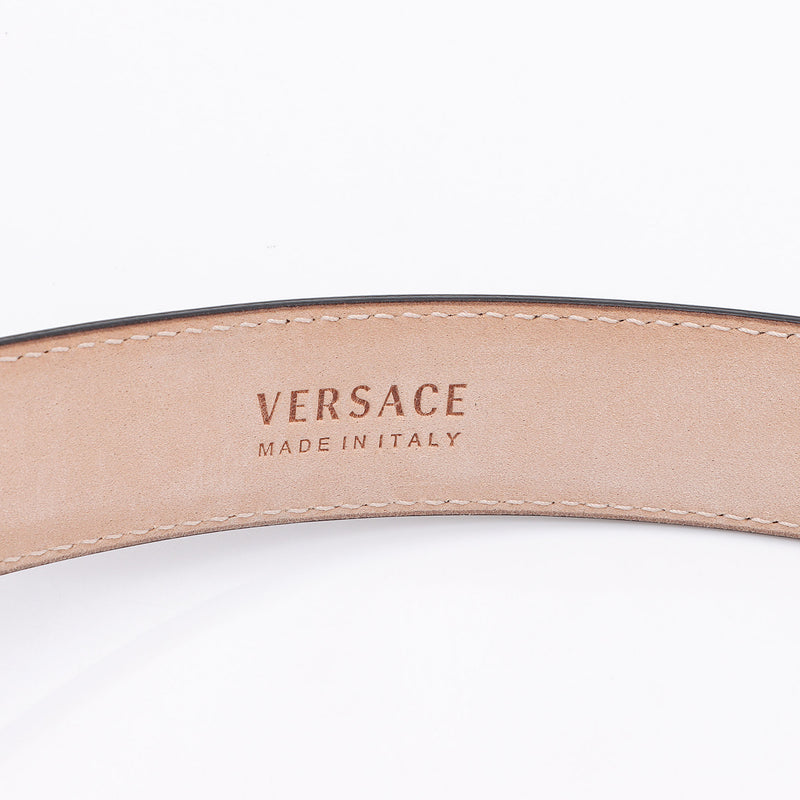 Versace Leather Virtus Belt - Size 30 / 75 (SHF-xTRQzo)