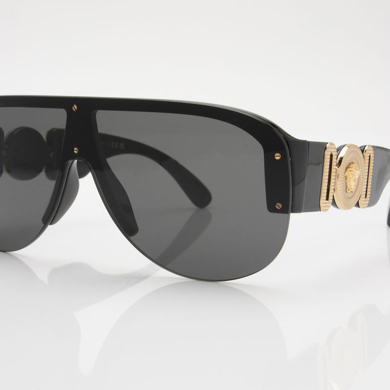 Versace Medusa Biggie Pilot Sunglasses (SHF-3XNCs8)