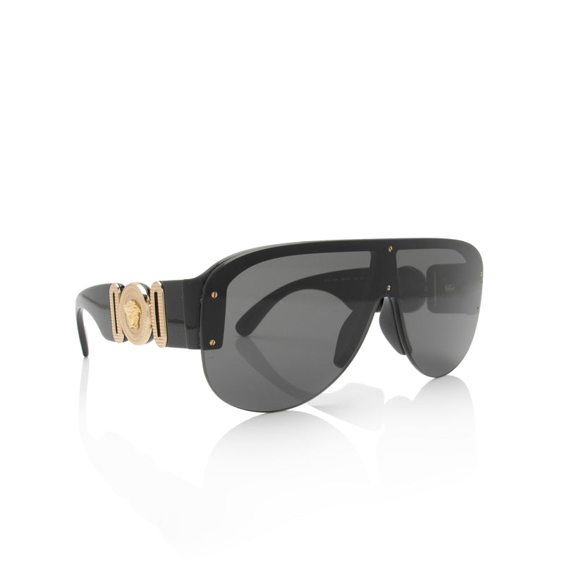 Versace Medusa Biggie Pilot Sunglasses (SHF-3XNCs8)