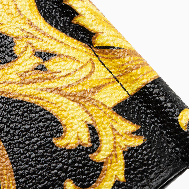 Versace Barocco Canvas Medusa Money Clip Wallet (SHF-f5KAg7)