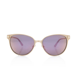 Versace Mirrored Cat Eye Sunglasses (SHF-AYuPGn)