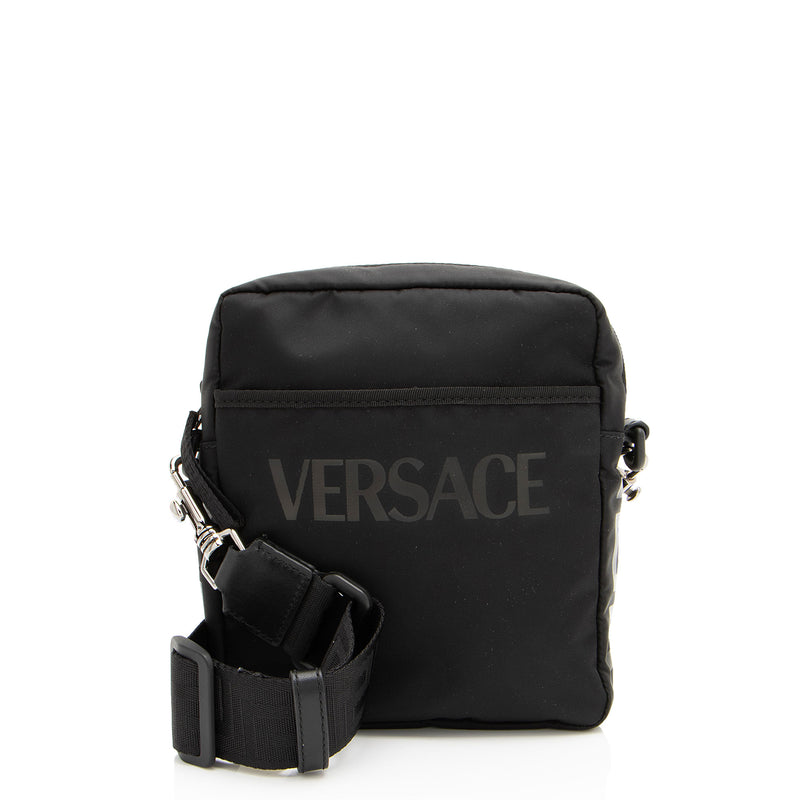 Versace Nylon Logo Messenger (SHF-x0Wf5C)