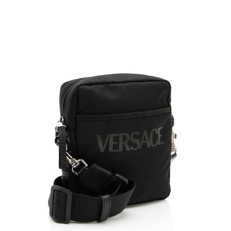 Versace Nylon Logo Messenger (SHF-x0Wf5C)