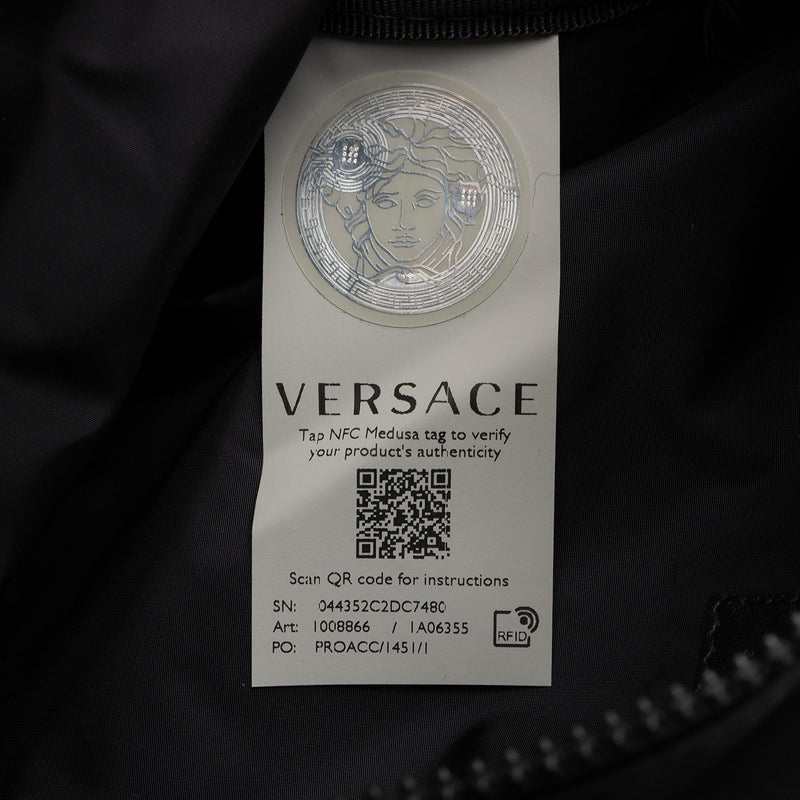 Versace Nylon Palazzo Medusa Belt Bag (SHF-s8EByw)