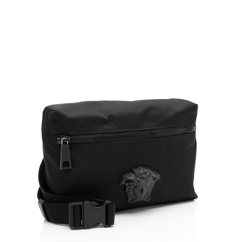 Versace Nylon Palazzo Medusa Belt Bag (SHF-s8EByw)