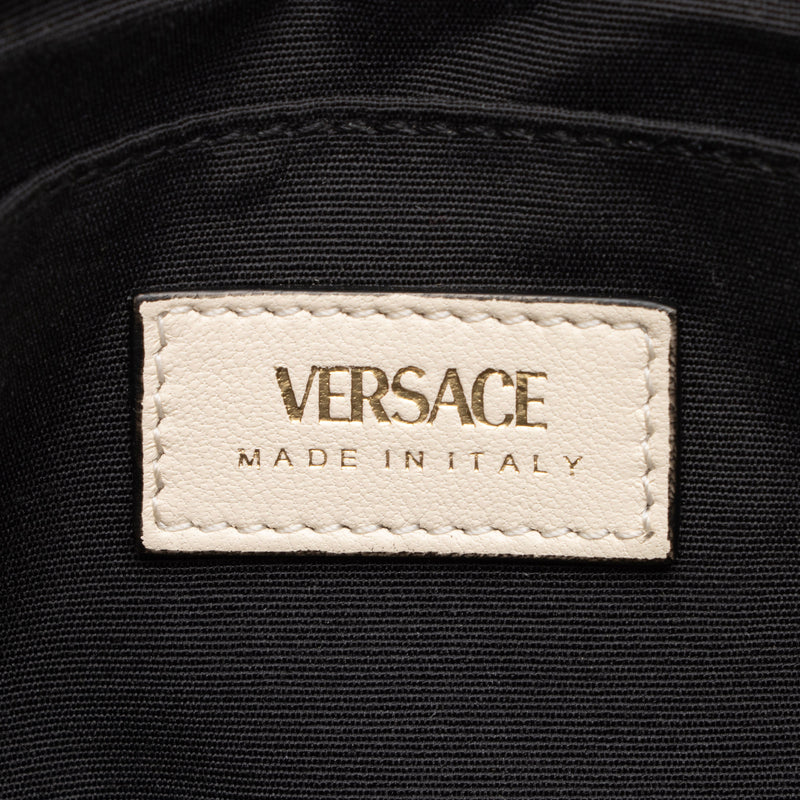 Versace Quilted Leather Medusa Flap Shoulder Bag (SHF-CZWzsb)