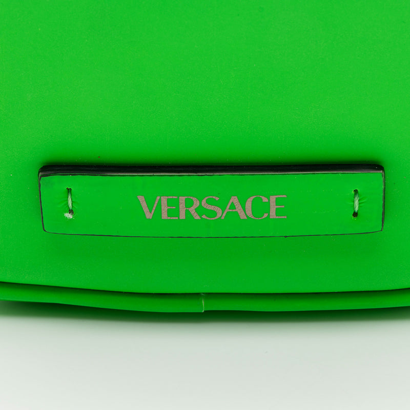 Versace Rubberized Calfskin Medusa Biggie Small Crossbody Bag (SHF-qprqxl)