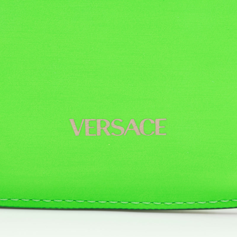 Versace Rubberized Calfskin Medusa Key Pouch (SHF-Mt3lcU)