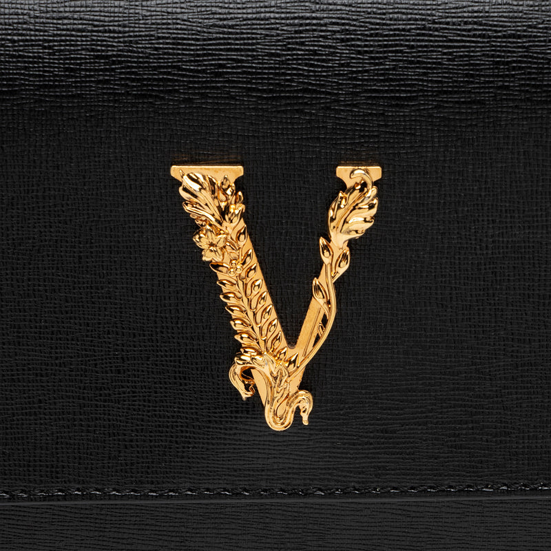 Versace Saffiano Virtus Small Shoulder Bag (SHF-Pv3Jan)