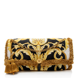 Versace Silk Baroque Pillow Shoulder Bag (SHF-OTvCCO)