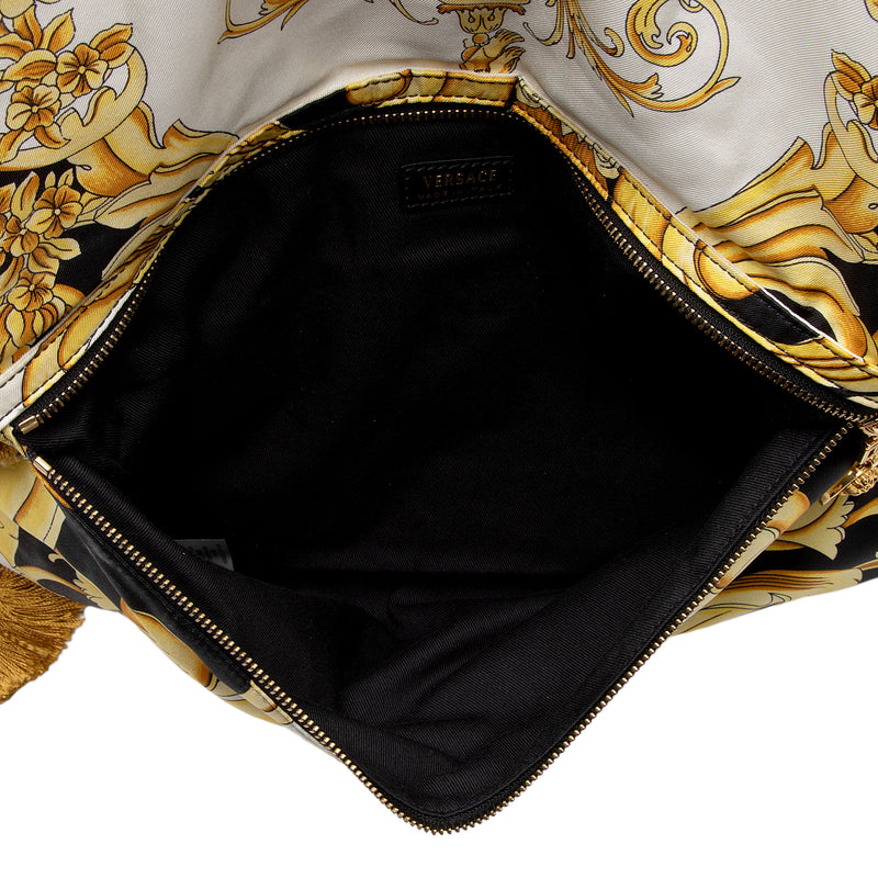 Versace Silk Baroque Pillow Shoulder Bag (SHF-OTvCCO)