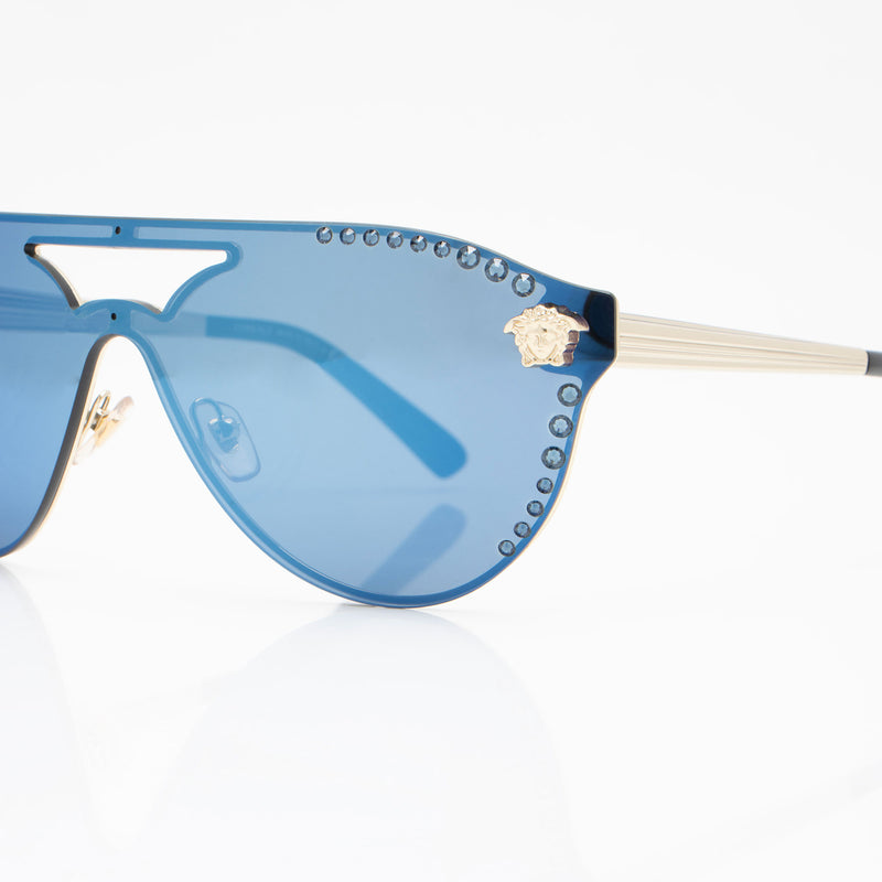 Versace Medusa Shield Sunglasses (SHF-c7SUdS)