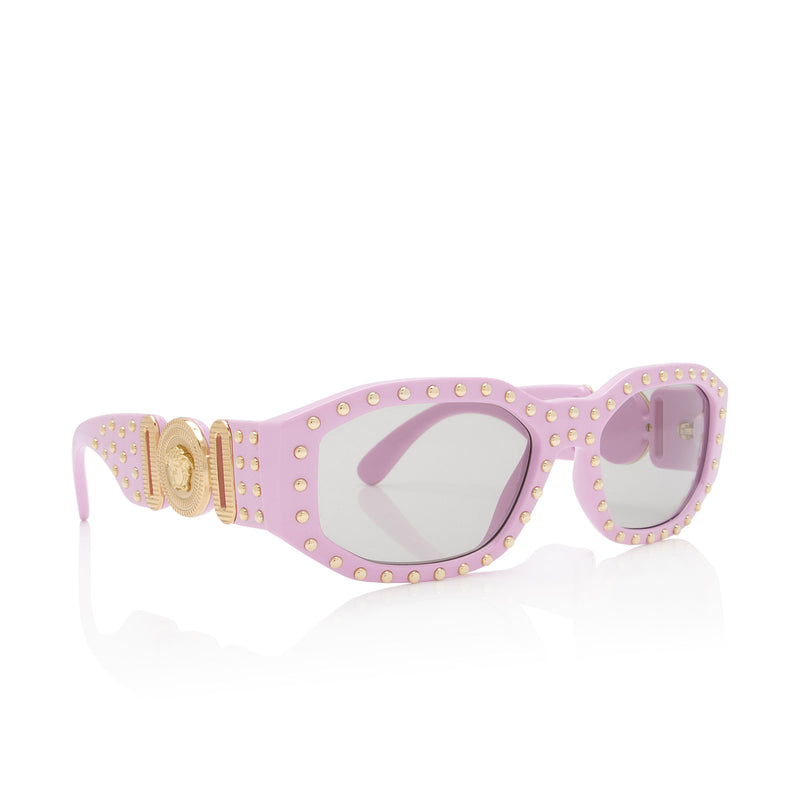 Versace Studded Medusa Biggie Sunglasses (SHF-o5OrNa)