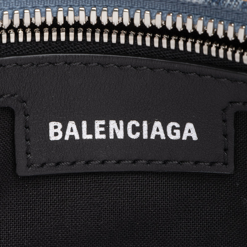 Balenciaga Neo Cagole XS BB Monogram Denim - Touched Vintage