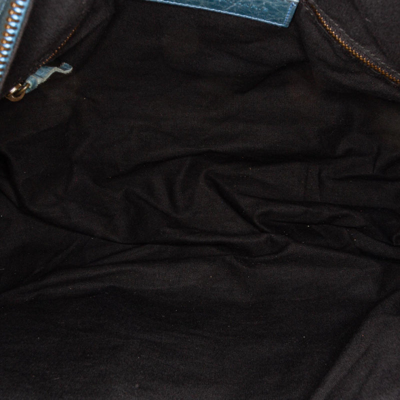 Balenciaga Motocross Twiggy Denim Handbag (SHG-27194) – LuxeDH