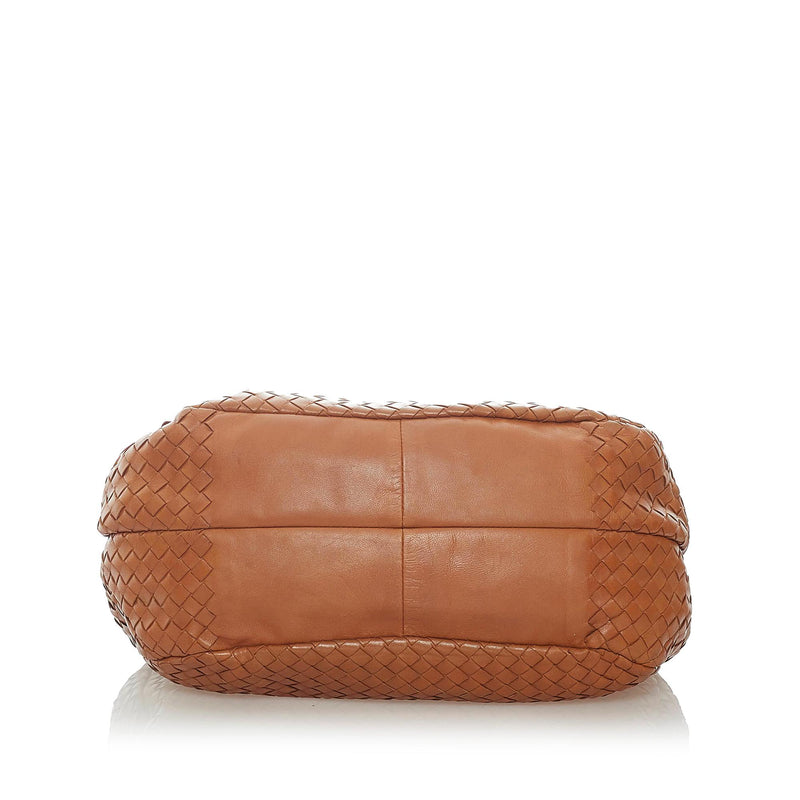 Bottega Veneta Intrecciato Campana Leather Hobo Bag (SHG-26810) – LuxeDH