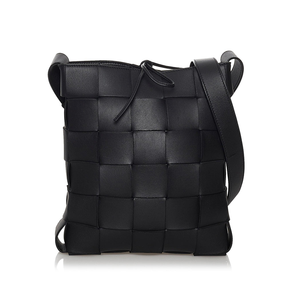 Bottega Veneta Intrecciato Leather Crossbody Bag