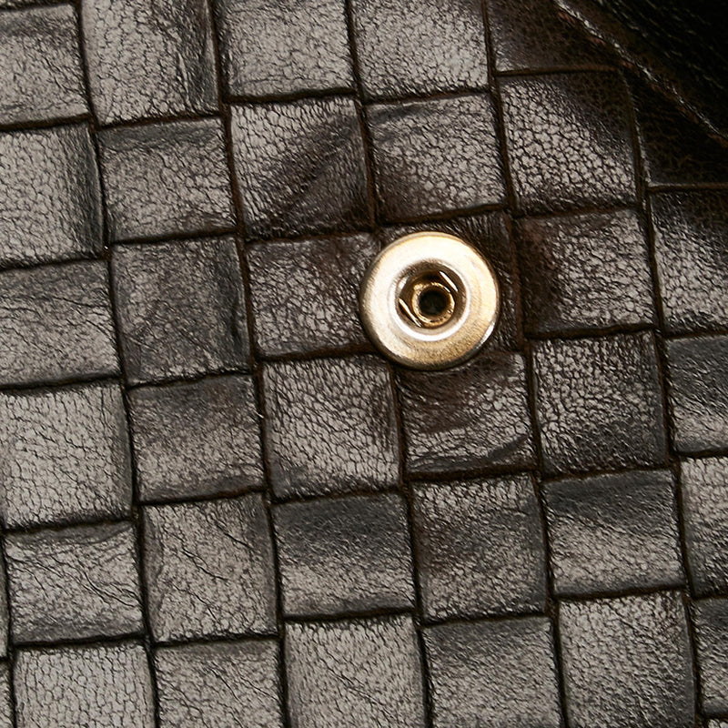 Bottega Veneta Intrecciato Leather Wallet on Chain Bag (SHF-14471) – LuxeDH