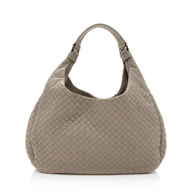 Bottega Veneta - Authenticated Loop Handbag - Leather Beige Plain for Women, Never Worn