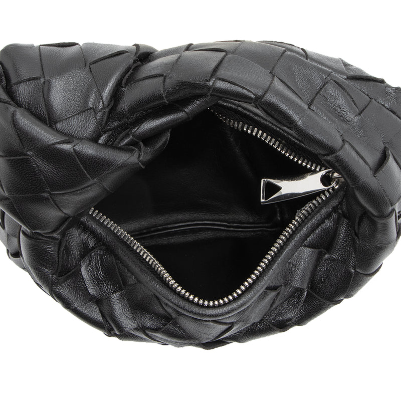 Bottega Veneta Candy Jodie Intrecciato Leather Shoulder Bag