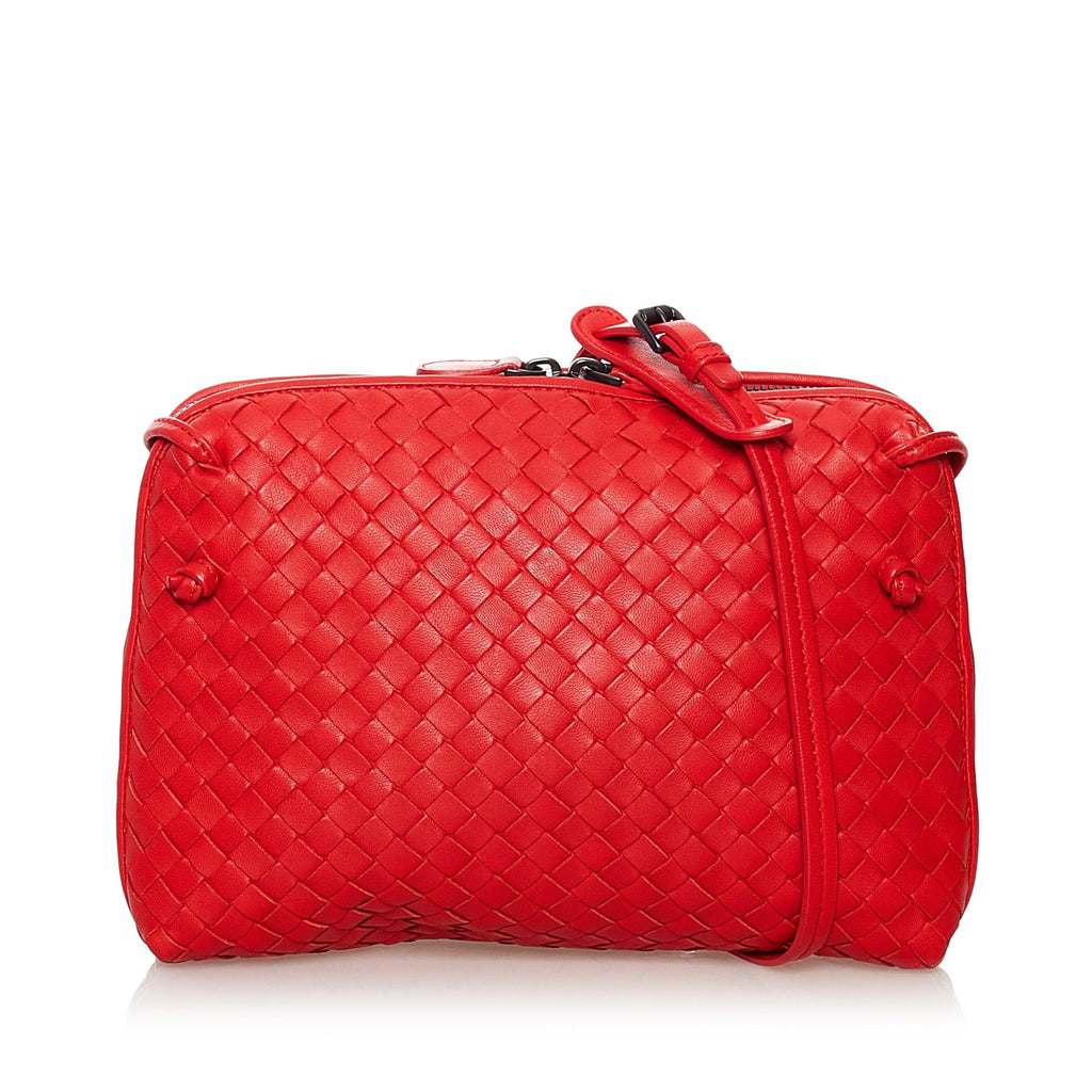 Bottega Veneta Intrecciato Leather Nodini Crossbody Bag - Crossbody Bags,  Handbags