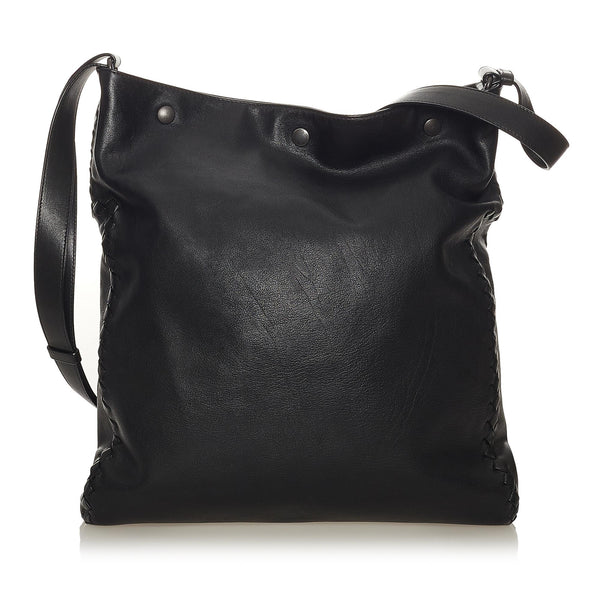 Bottega Veneta Leather Crossbody Bag (SHG-33988)