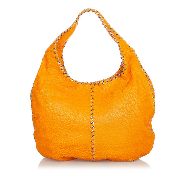 Bottega Veneta Intrecciato Loop Leather Hobo Bag (SHG-35862) – LuxeDH