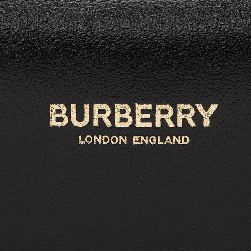 Burberry Bowling Check Mini Bag in Metallic