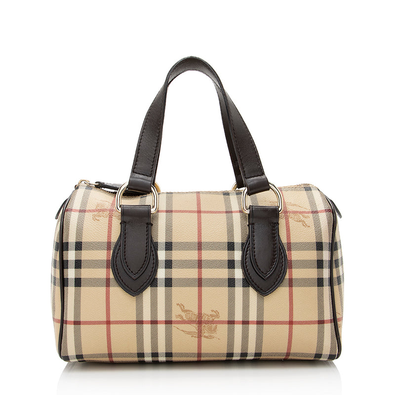 SALE! 100% AUTHENTIC BURBERRY HAYMARKET BAG IN GOOD USED CONDITION