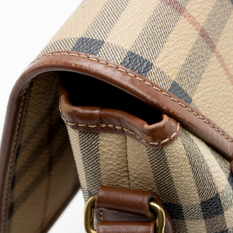 Burberry Haymarket Check Holdall Duffle Bag (SHF-htwN9P) – LuxeDH