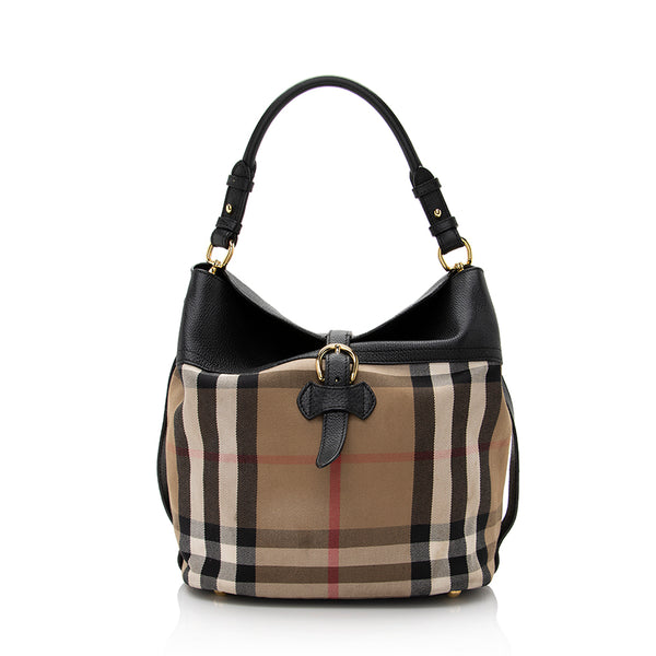 Burberry Monogram TB Bridle Grace Small Flap Shoulder Bag (SHF