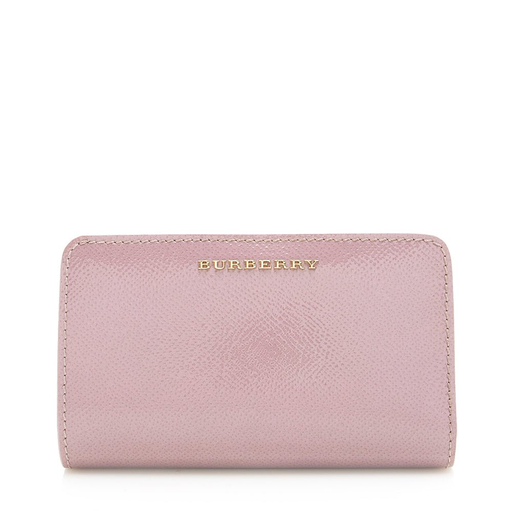 Burberry Pink Leather Wallet