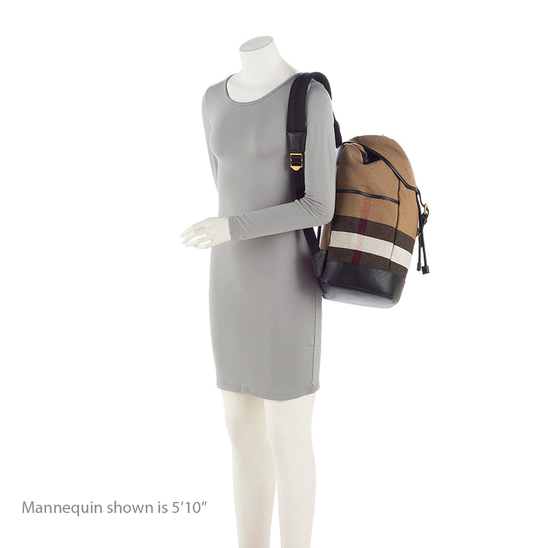 Burberry Mega Check Drifton Backpack (SHF-21460) – LuxeDH