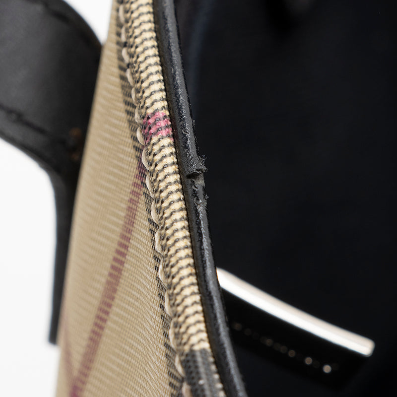 Burberry Nova Check Plaid Tote Bag Handbag Purse Designer Authentic –