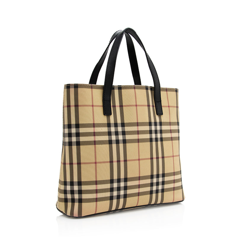 Burberry Nova Check Shopper Tote Bag