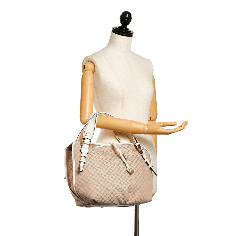 Celine Vintage Macadam Embossed Suede Pochette - ShopStyle Shoulder Bags