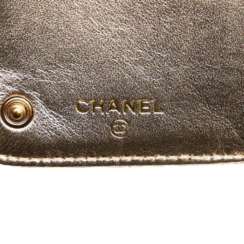 Chanel Blue Denim 'CC' Zippy Wallet Q6A0FK0WBB000