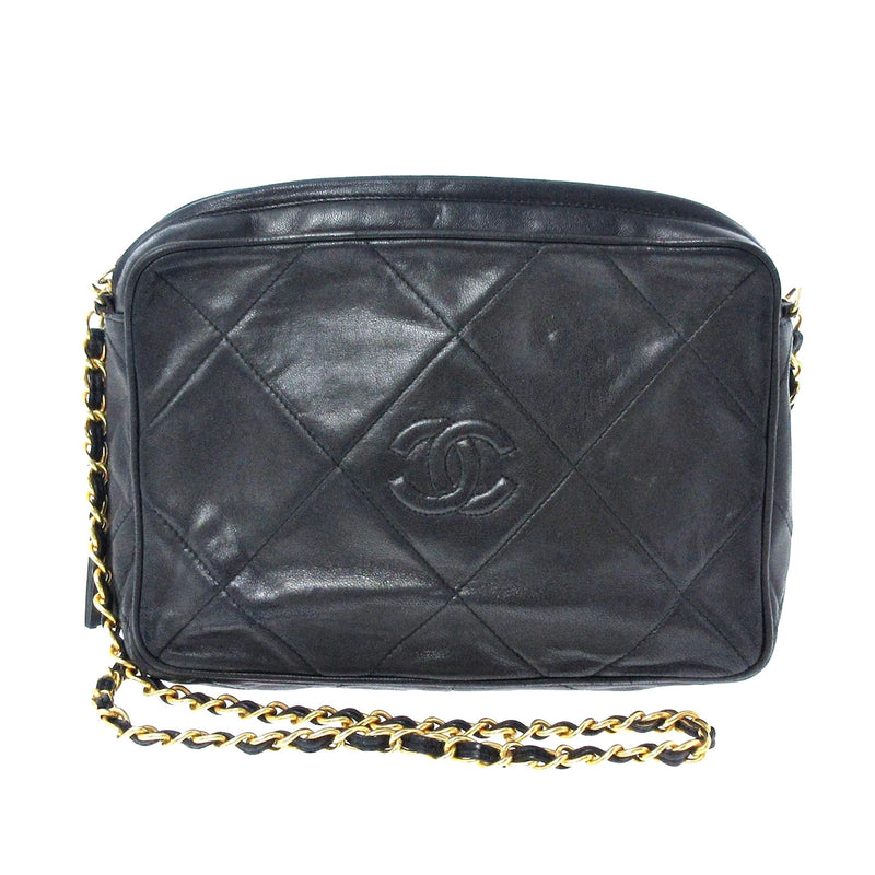Authenticated Used Chanel wallet CHANEL folding lambskin icon