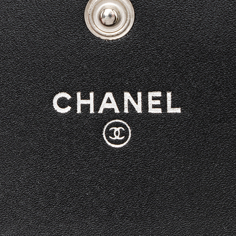 Chanel Calfskin Quilted Cambon Coin Case (SHF-19460)