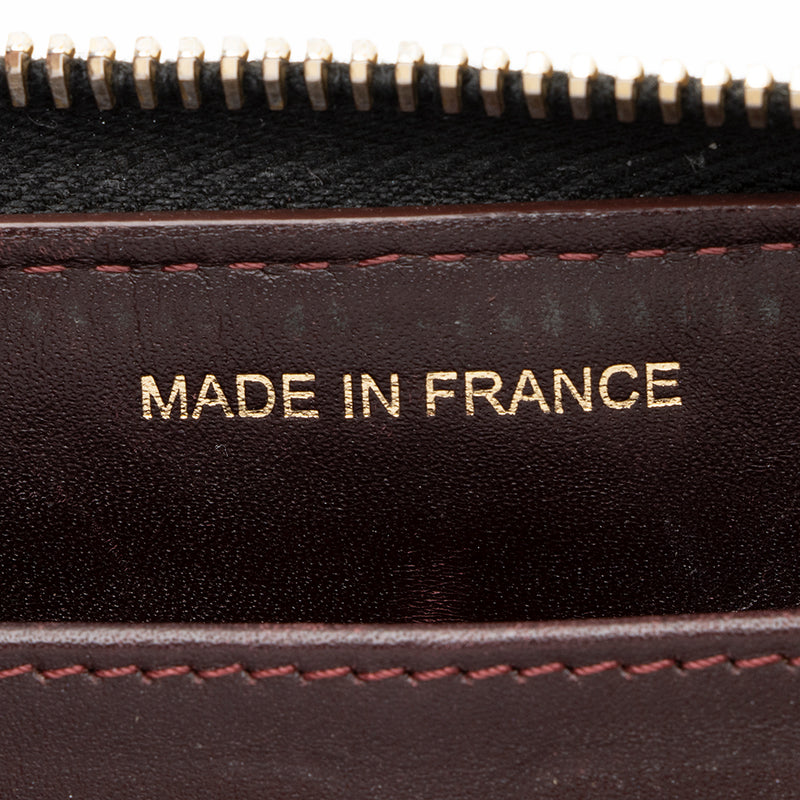 Chanel Caviar Leather CC Zip Around Wallet - FINAL SALE (SHF-20037