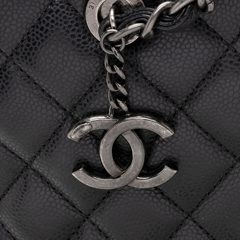 Chanel Caviar Leather City Shopping Tote (SHF-19914)