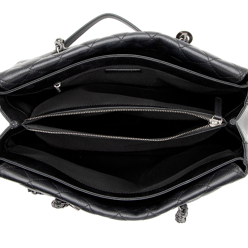 Chanel Caviar Leather City Shopping Tote (SHF-19914)