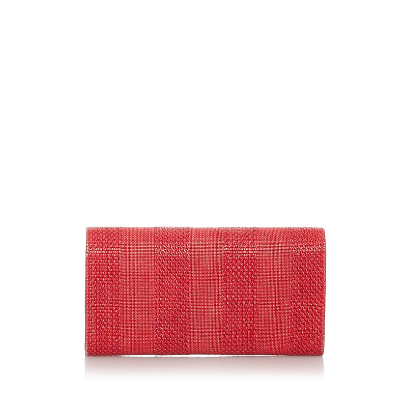 Chanel Deauville Tweed Long Wallet (SHG-29754)