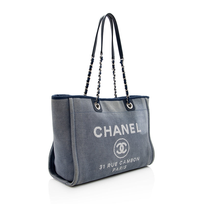 Chanel Denim Deauville Small Tote, Chanel Handbags