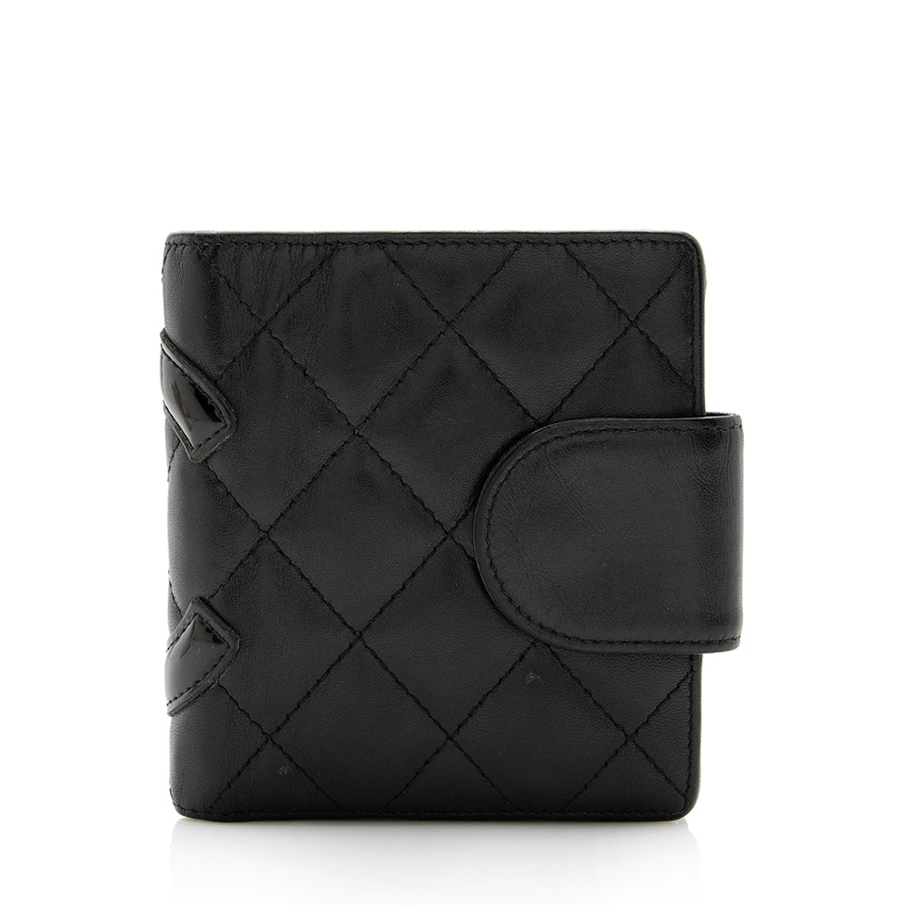 Chanel Classic French Purse Wallet In Quilted Lambskin