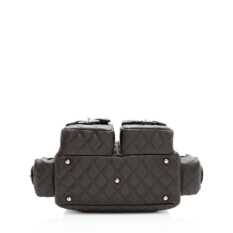 Chanel Reporter Cambon Ligne Quilted Black/White - US