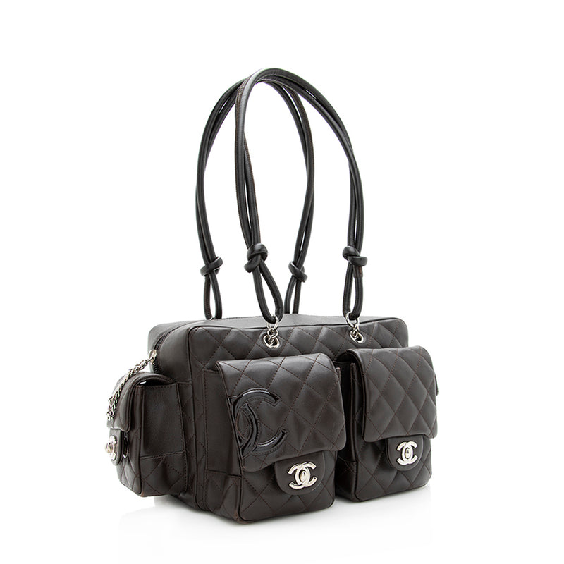 Cambon Reporter leather handbag