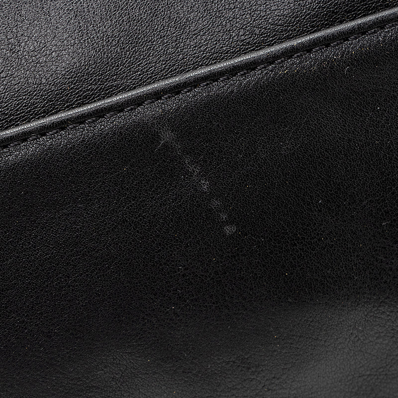 Chanel Leather Diagonal CC Ligne Accordion Satchel (SHF-17562